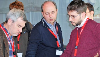 Discussion during the breaks at COMDI 2018